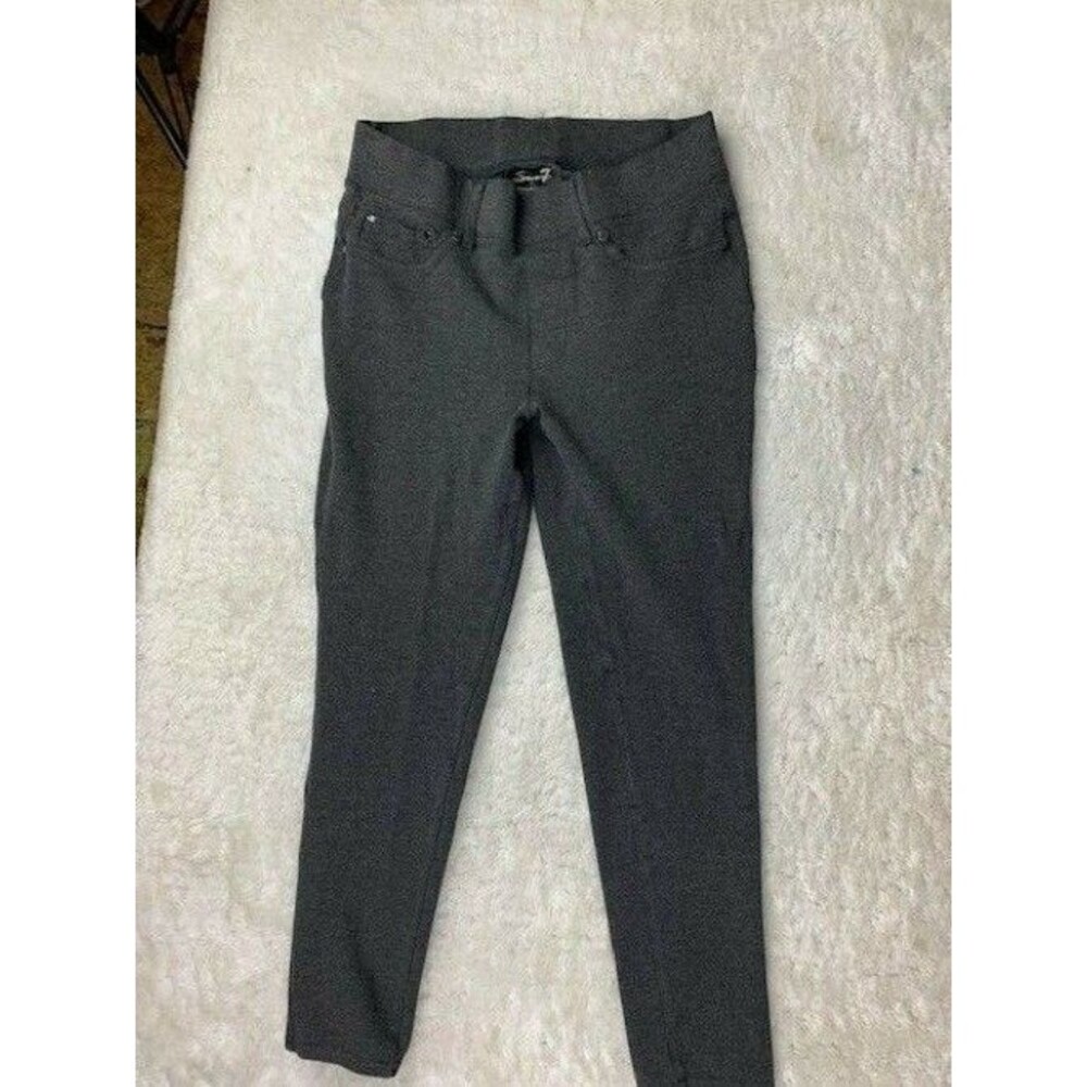 Seven 7 Womens Size M Pull On Knit Pants Jegging Skinny Stretch Mid Rise Crop